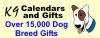 K9 Calendars and Gifts